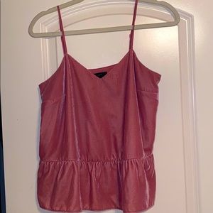 Pink, j. Crew, velvet shirt